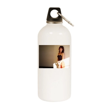 Shania Twain White Water Bottle With Carabiner