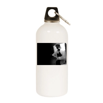 Shania Twain White Water Bottle With Carabiner