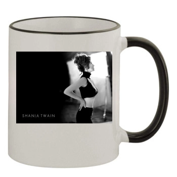 Shania Twain 11oz Colored Rim & Handle Mug