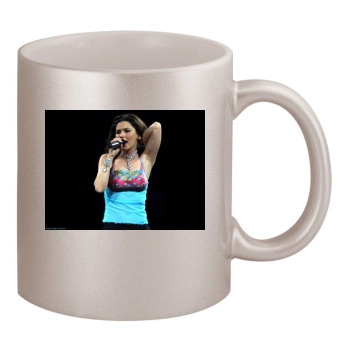 Shania Twain 11oz Metallic Silver Mug