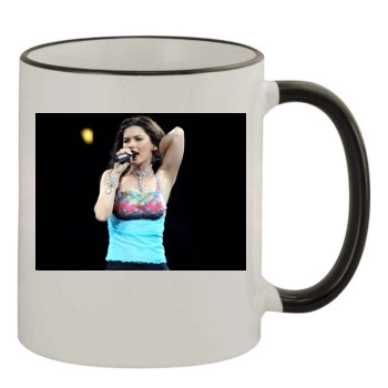 Shania Twain 11oz Colored Rim & Handle Mug