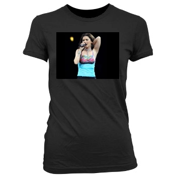 Shania Twain Women's Junior Cut Crewneck T-Shirt