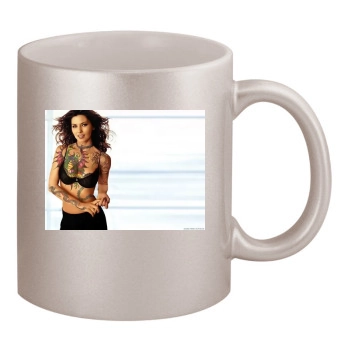 Shania Twain 11oz Metallic Silver Mug