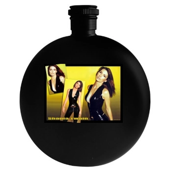 Shania Twain Round Flask