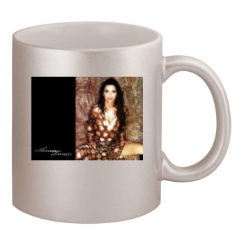 Shania Twain 11oz Metallic Silver Mug