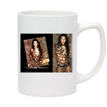 Shania Twain 14oz White Statesman Mug