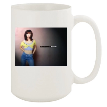 Shania Twain 15oz White Mug