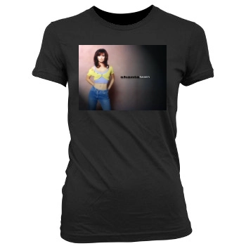 Shania Twain Women's Junior Cut Crewneck T-Shirt