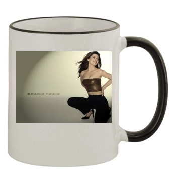 Shania Twain 11oz Colored Rim & Handle Mug