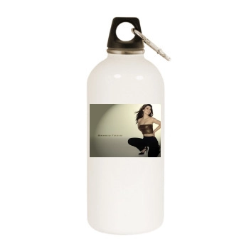 Shania Twain White Water Bottle With Carabiner