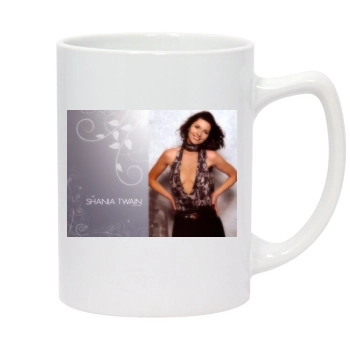 Shania Twain 14oz White Statesman Mug