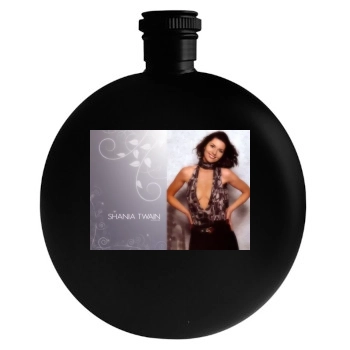 Shania Twain Round Flask