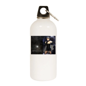 Shania Twain White Water Bottle With Carabiner