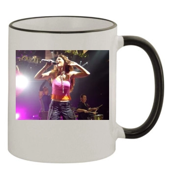 Shania Twain 11oz Colored Rim & Handle Mug