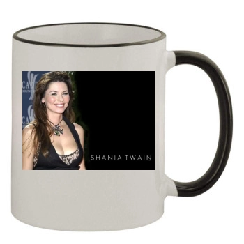 Shania Twain 11oz Colored Rim & Handle Mug