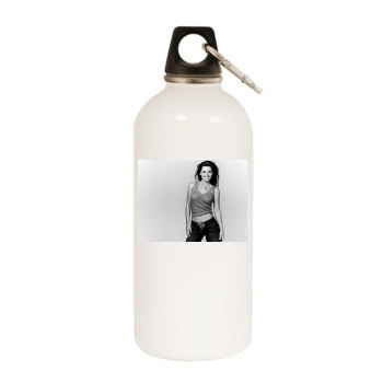 Shania Twain White Water Bottle With Carabiner