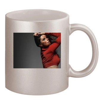 Shania Twain 11oz Metallic Silver Mug