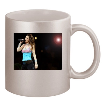 Shania Twain 11oz Metallic Silver Mug