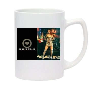 Shania Twain 14oz White Statesman Mug