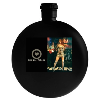 Shania Twain Round Flask