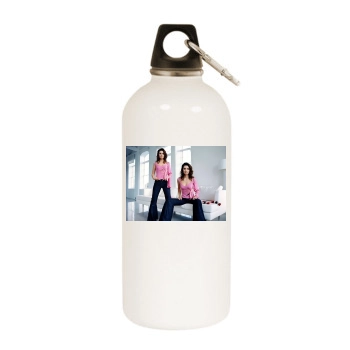 Shania Twain White Water Bottle With Carabiner