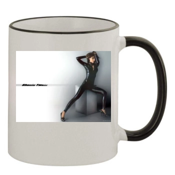 Shania Twain 11oz Colored Rim & Handle Mug