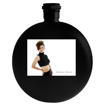 Shania Twain Round Flask