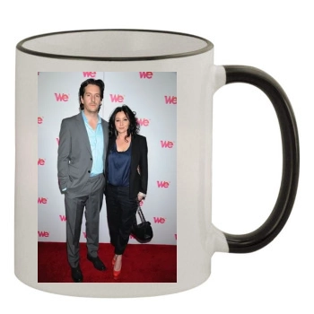 Shannen Doherty 11oz Colored Rim & Handle Mug