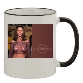 Shannon Elizabeth 11oz Colored Rim & Handle Mug