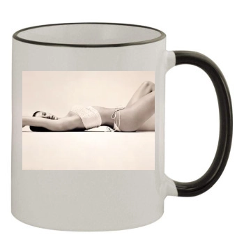 Shannon Elizabeth 11oz Colored Rim & Handle Mug