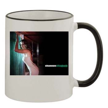 Shannon Elizabeth 11oz Colored Rim & Handle Mug