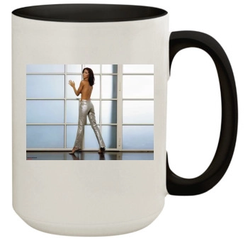 Shannon Elizabeth 15oz Colored Inner & Handle Mug