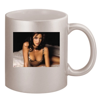 Shannon Elizabeth 11oz Metallic Silver Mug