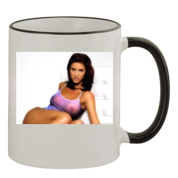 Shannon Elizabeth 11oz Colored Rim & Handle Mug