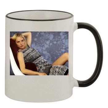 Sharon Stone 11oz Colored Rim & Handle Mug