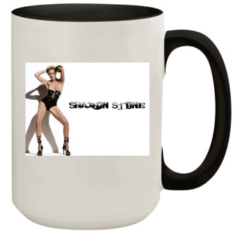 Sharon Stone 15oz Colored Inner & Handle Mug