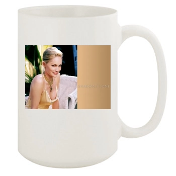 Sharon Stone 15oz White Mug