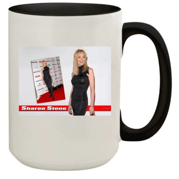 Sharon Stone 15oz Colored Inner & Handle Mug