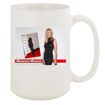 Sharon Stone 15oz White Mug