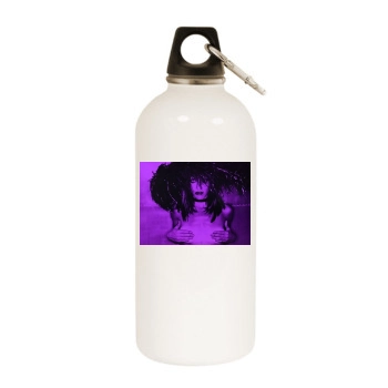 Sheryl Crow White Water Bottle With Carabiner