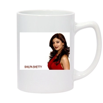 Shilpa Shetty 14oz White Statesman Mug