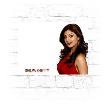 Shilpa Shetty Metal Wall Art