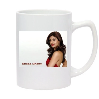 Shilpa Shetty 14oz White Statesman Mug