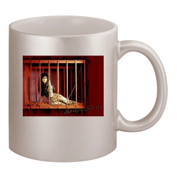 Shilpa Shetty 11oz Metallic Silver Mug