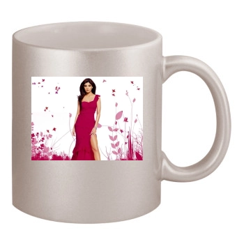 Shilpa Shetty 11oz Metallic Silver Mug