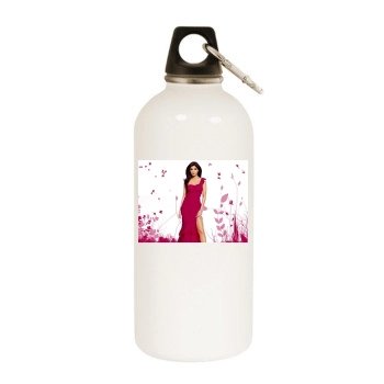 Shilpa Shetty White Water Bottle With Carabiner