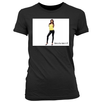 Shilpa Shetty Women's Junior Cut Crewneck T-Shirt