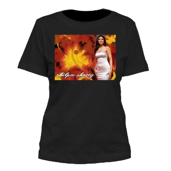 Shilpa Shetty Women's Cut T-Shirt