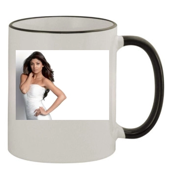 Shilpa Shetty 11oz Colored Rim & Handle Mug