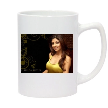 Shilpa Shetty 14oz White Statesman Mug